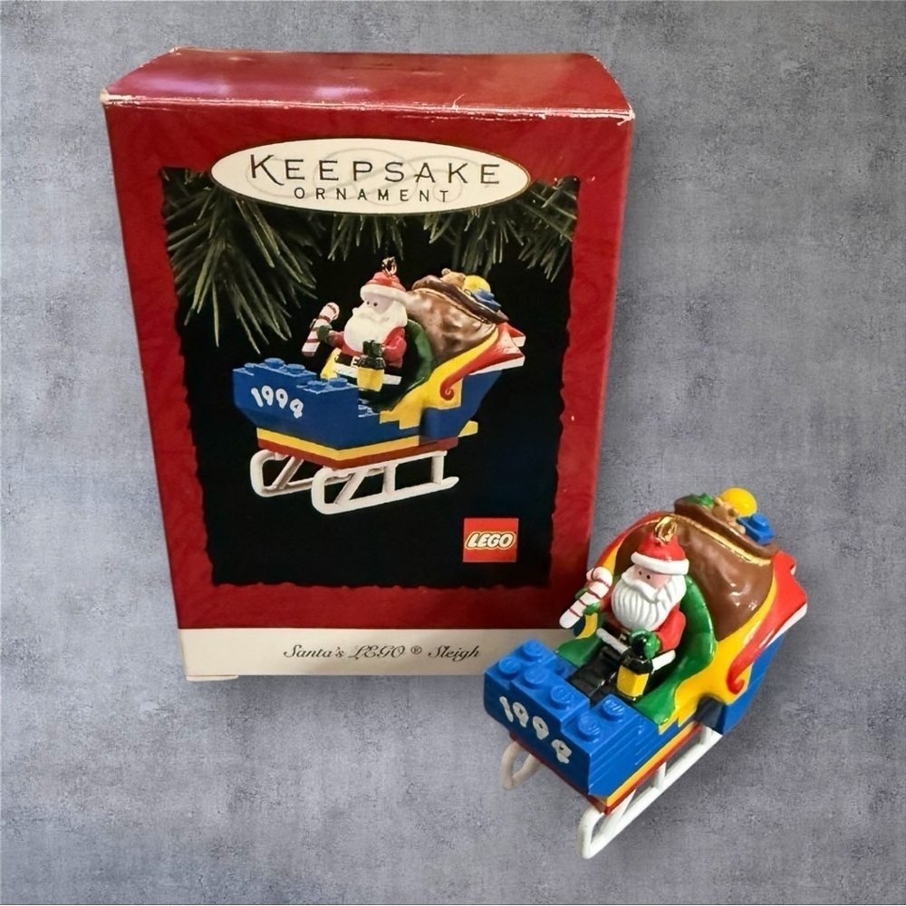 1994 Santa’s Lego Sleigh - Hallmark Keepsake Ornament